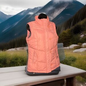 Pepe Jeans Puffer‎ Vest Girls 16 Or Womens Medium Pink